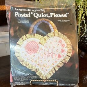 YOURS TRULY  70’s Vintage Nursery Door Hangar appliqué kit- unopened-